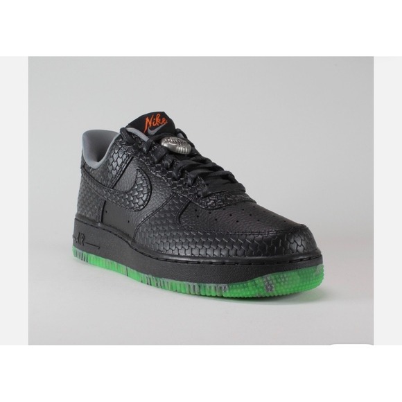 Nike Other - Nike Air Force 1 Low Halloween 2023 Black Snakeskin Green Glow FQ8822-084 Men 11